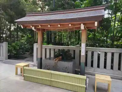 福徳神社（芽吹稲荷）の手水舎