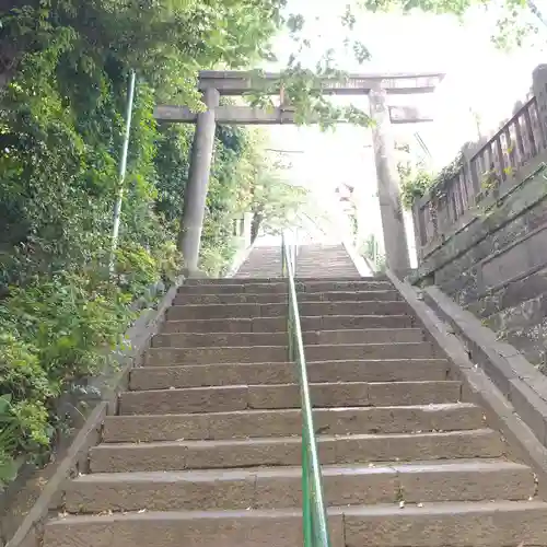 筑土八幡神社の鳥居