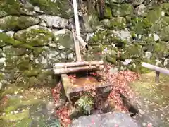 瓦屋寺の手水