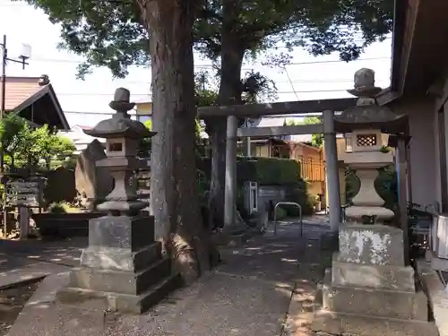 矢切神社の鳥居