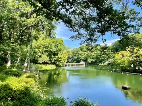 親之井稲荷(尊)跡の庭園