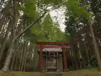 神社(名称不明)の鳥居