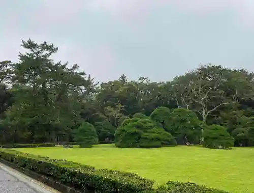 伊勢神宮内宮（皇大神宮）の庭園