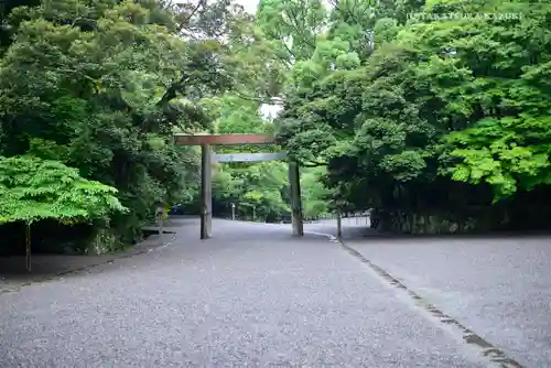 伊勢神宮内宮（皇大神宮）の鳥居