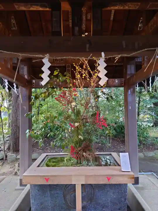 赤坂氷川神社の手水舎