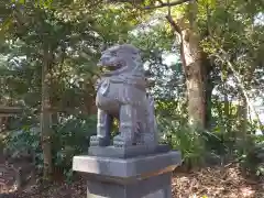 蚕霊神社の狛犬