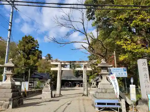 活津彦根神社の鳥居