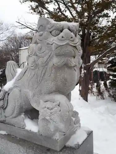 上手稲神社の狛犬