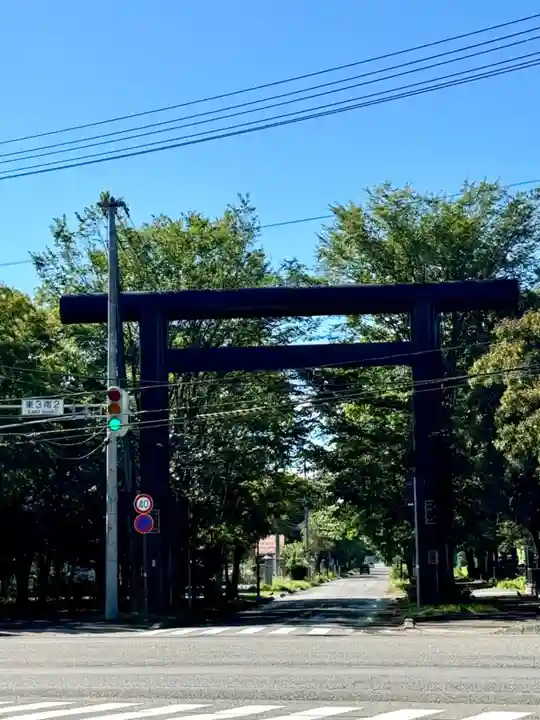 帯廣神社の鳥居