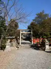 赤尾渋垂郡辺神社の鳥居