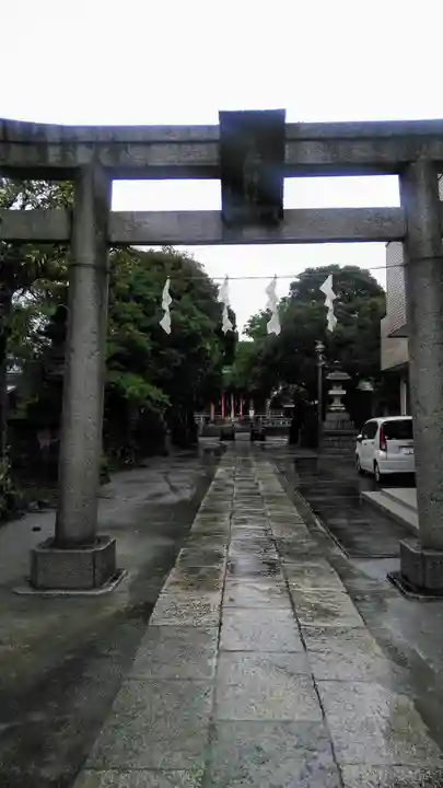 大森貴舩神社の鳥居