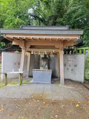 八幡朝見神社の手水舎