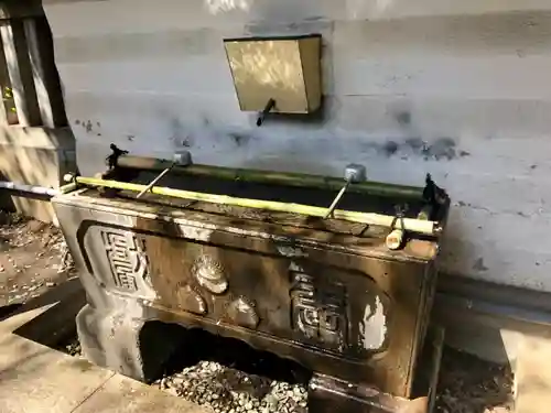 櫻田神社の手水舎