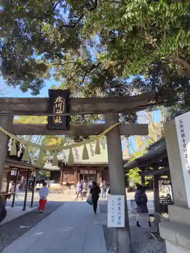 川越氷川神社の鳥居