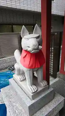 改代稲荷神社の狛犬