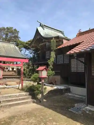 津田八幡宮の本殿