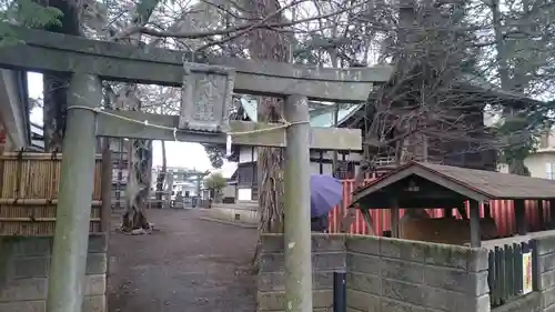 井口八幡神社の鳥居