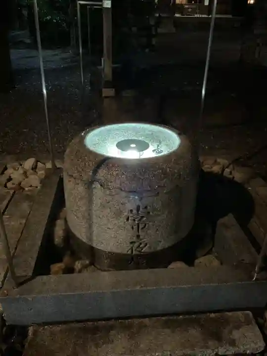 溝旗神社(肇國神社)の手水舎