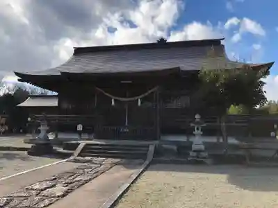 美作総社宮の本殿・本堂