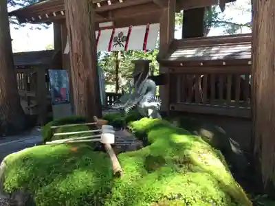 諏訪大社の手水舎