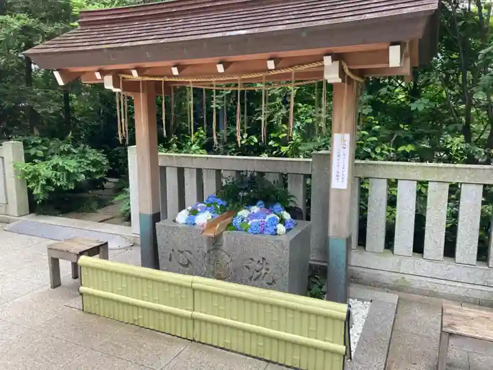 福徳神社(芽吹稲荷)の手水舎