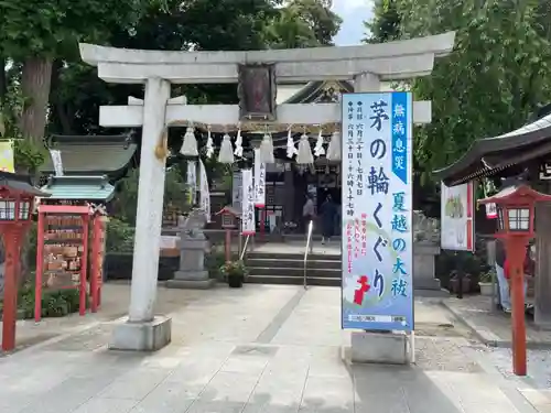 川越八幡宮の鳥居