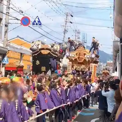 飽波神社のお祭り