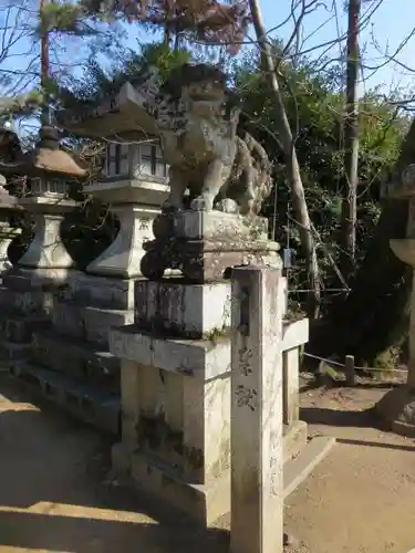 北野天満宮の狛犬