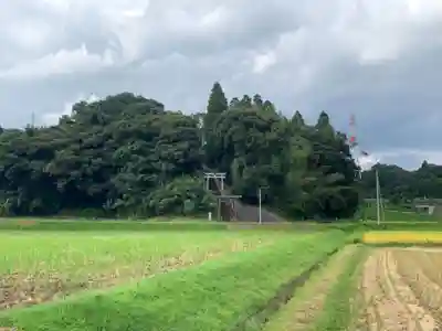 白山神社の周辺