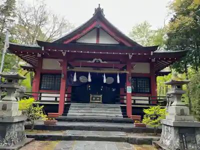 山中浅間神社の本殿・本堂