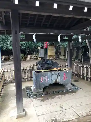 畑子安神社の手水舎
