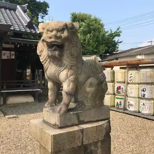 姫嶋神社の狛犬