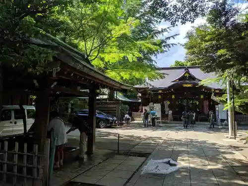渋谷氷川神社の手水舎