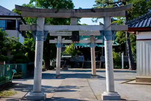 大曽根八幡神社の鳥居