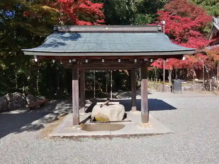 西明寺の手水舎