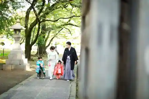 守りの神　藤基神社の七五三参