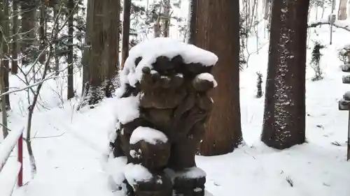 桜松神社の狛犬