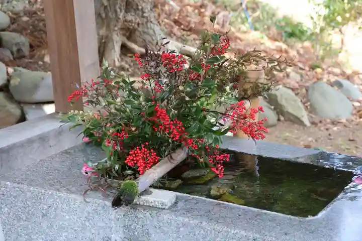 高司神社〜むすびの神の鎮まる社〜の手水舎