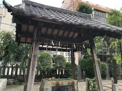 柏神社の手水舎
