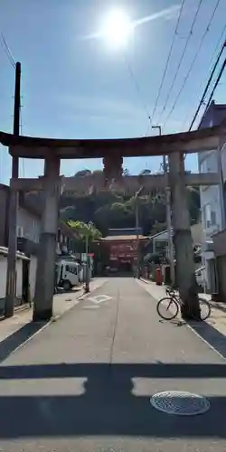 長等神社の鳥居