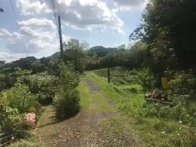 神社（名称不明）の周辺