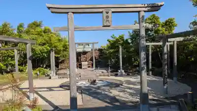 鉄道神社の鳥居