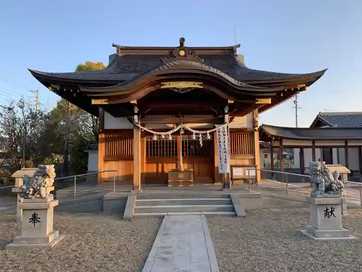 日置八幡宮の本殿・本堂