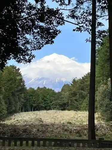 山宮浅間神社の景色