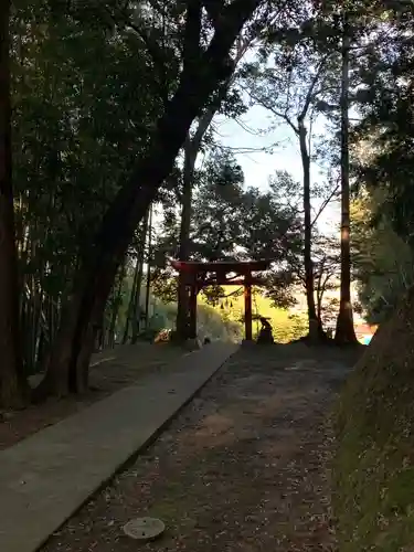 諏訪神社の鳥居