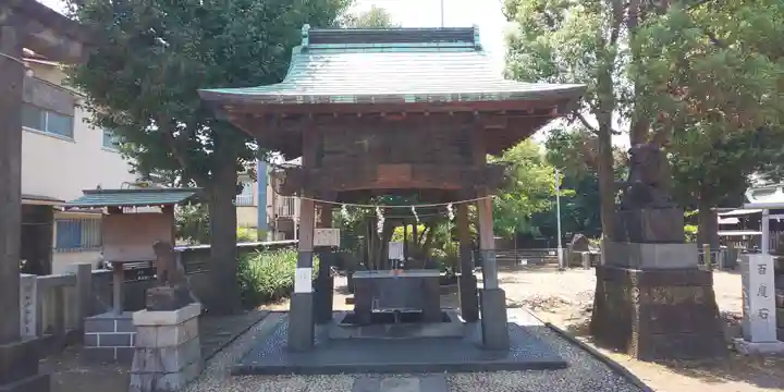 鮫州八幡神社の手水舎