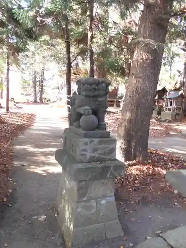 一箕山八幡神社の狛犬