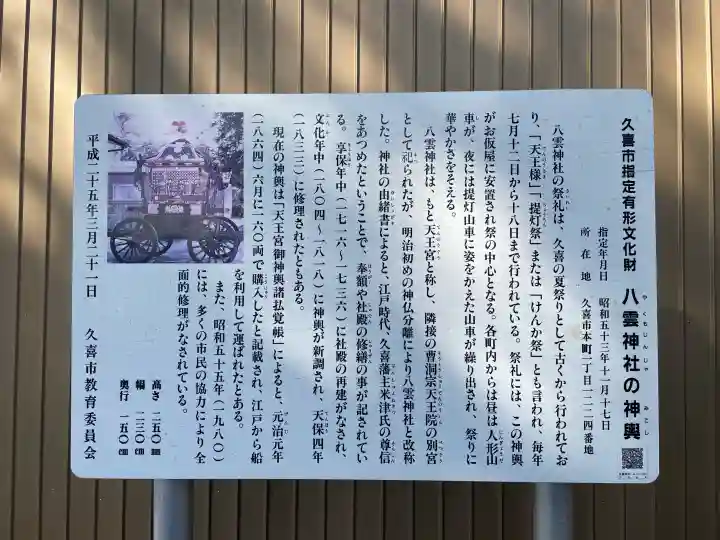 八雲神社 の{uncategorized: "未分類", other: "その他", undefined: "問題あり", building: "その他建物", grave: "お墓", sacred_gate: "鳥居", guardian: "狛犬", statue: "像", buddha: "仏像", history: "歴史", nature: "自然", garden: "庭園", animal: "動物", pagoda: "塔", temizu: "手水舎", mountain_gate: "山門・神門", sanctuary: "本殿・本堂", subordinate: "末社・摂社", art: "芸術", scenery: "景色", jizo: "地蔵", ema: "絵馬", goshuin: "御朱印", omikuji: "おみくじ", items: "授与品その他", amulet: "お守り", goshuincho: "御朱印帳", eats: "食事", festival: "お祭り", votive_dance: "神楽", shichigosan: "七五三参", wedding: "結婚式", experience: "体験その他", initially: "初詣", around: "周辺", anti_infection: "感染症対策"}