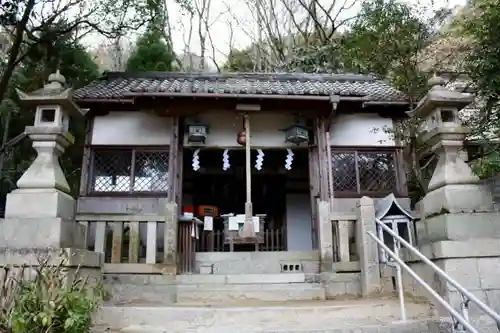 氷室神社の本殿