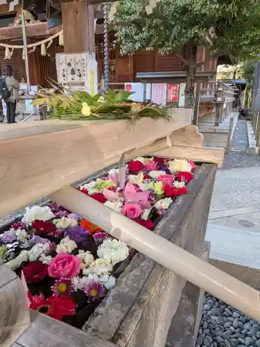 鳩森八幡神社の手水舎